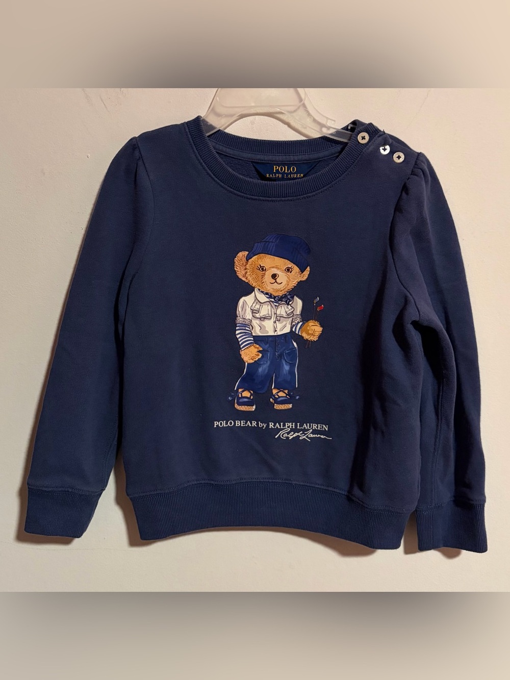 Girls Polo Ralph Lauren Polo Bear Fleece Sweatshirt